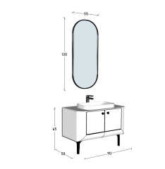 FERRY Banyo Dolabı